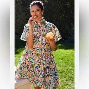 Ro's Garden Vibeka Ruffled Mini Dress